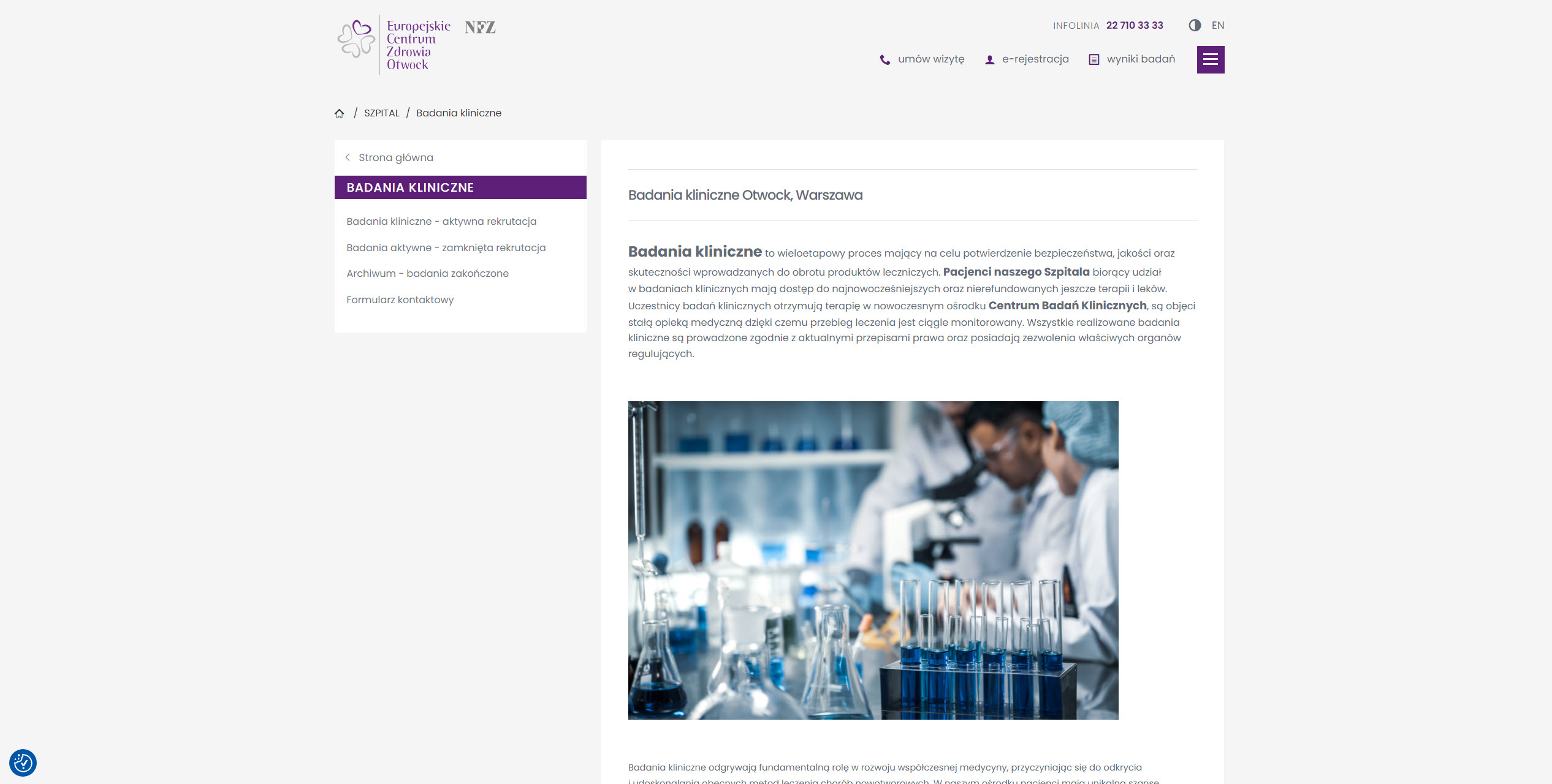 Etapy badań klinicznych - od projektu do wdrożenia terapii