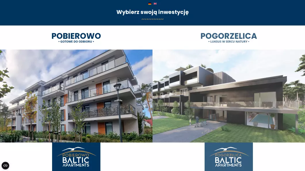 Pobierowo Baltic Apartments - apartamenty na sprzedaż nad morzem